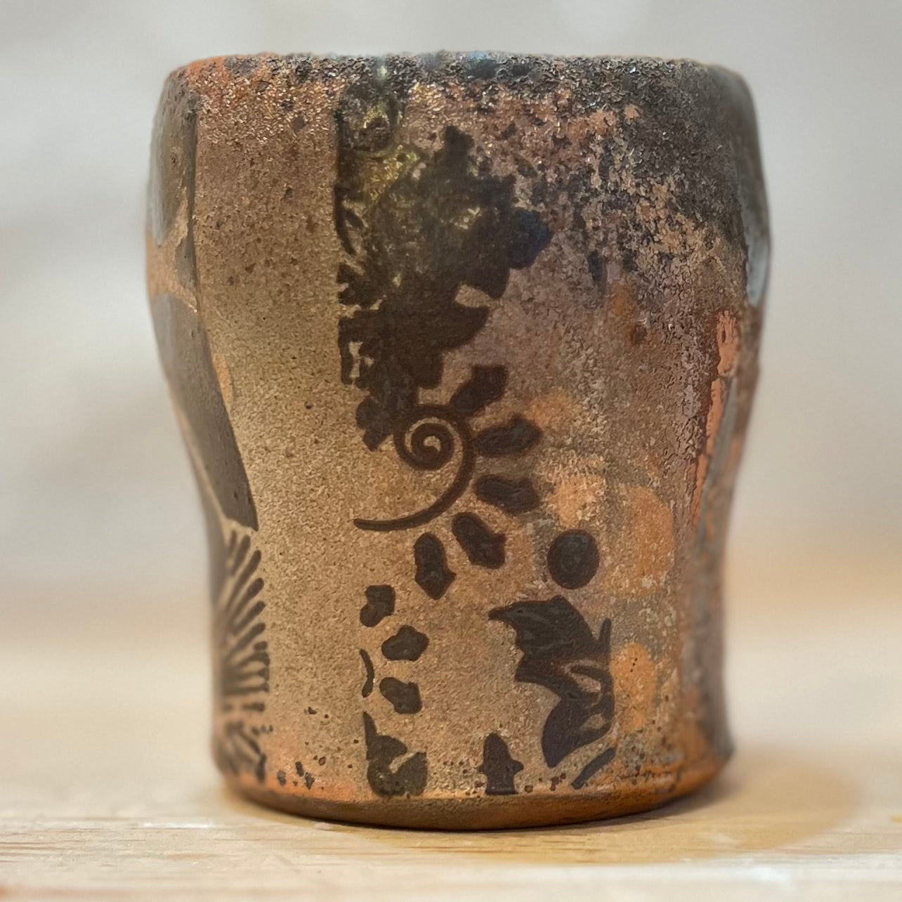 Wood fired tumblers